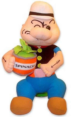 

Grab A Deal Spinach Lover Popoye The Sailor Man - 15 Inch(Multicolor)