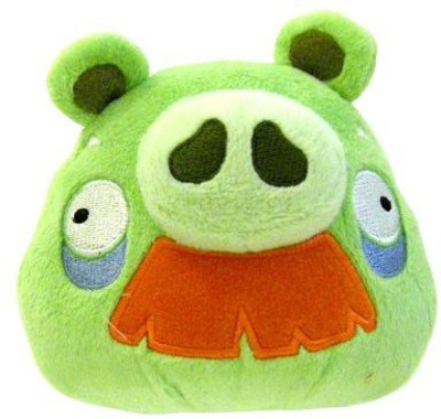 

Angry Birds Plush 5Inch Grandpa Pig With Sound(Green)