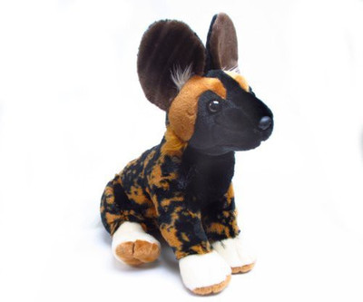 

Wild Republic Cuddlekins 12" African Wild Dog(Black)