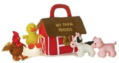 

Aurora World Ba Talk My Farm Friends Carrier 8" Plush - 7 inch(Red)