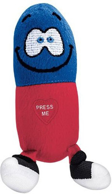 

Just For Laughs Giggling Plush Happy Pill(Blue)