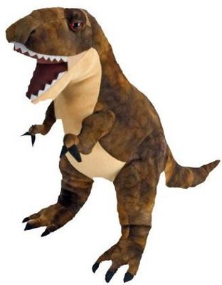 

Wild Republic Dinosauria Large Trex 19" Plush - 14 inch(Brown)