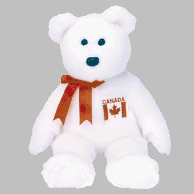

Ty Inc 1 X Ty Beanie Buddy Maple The Bear (Canadian Exclusive)(White)