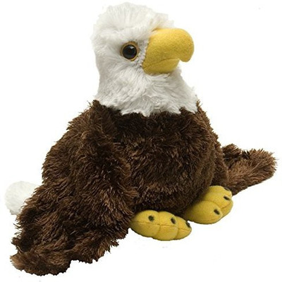 

Wild Republic Hug Ems Bald Eagle Plush(Brown)