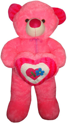 

Atorakushon ATORAKUSHON 4 FEET JUMBO SOFT LOVE HEART TEDDY BEAR STUFFED PLUSH TOY KID LOVE VALENTINE BIRTHDAY GIFT - 115 cm(Multicolor)