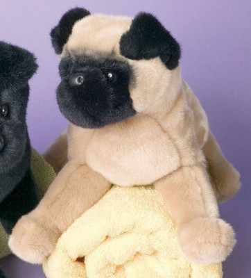 

Douglas Cuddle Toys Muggins Pug - 4 inch(Brown)