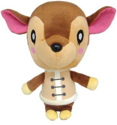 

Sanei Animal Crossing New Leaf Doll Fauna 7" Plush - 16 inch(Brown)