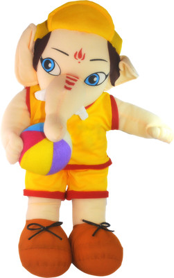 

Shop4everything Bal Ganesh India 0XB - 48 cm(Yellow, Brown), Brown;yellow