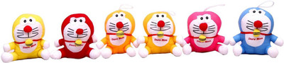 

MGPLifestyle Multicolour Doreamon set of 6 - 7 cm(Multicolor)