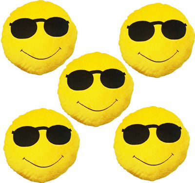 

Golddust VKI5x2 Smiley Emoticon Decorative Cushion - 15 inch(Multicolor)