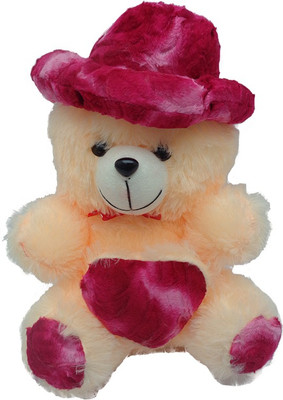 

Art N Hub Cap Teddy With Heart (H-43cm) - 43 cm(Multicolor)