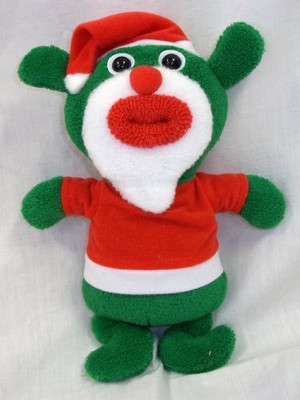 

Fisher-Price Singamajigs Plush Doll Christmas Green With Santa Suit(Green)