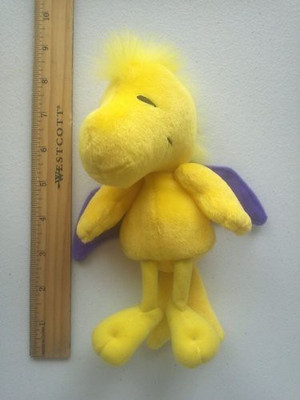 

Hallmarc Peanuts Snoopy Woodstock With Halloween Bat Wings - 12 inch(Yellow)