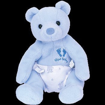 

ty Beanie Ba It'S A Boy The Bear(Blue)