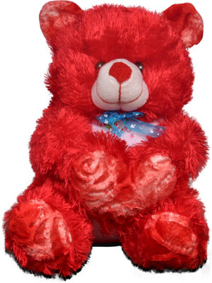 

Priya Shop Teddy Bear - 34 cm(Red)
