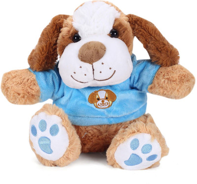 

Starwalk Brown Dog Blue Wear Plush - 23 cm(Brown, Blue), Blue;brown
