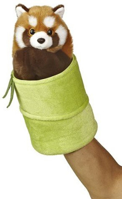 

Aurora World Pop Up Lesser Panda 11" Plush Puppet(Brown)