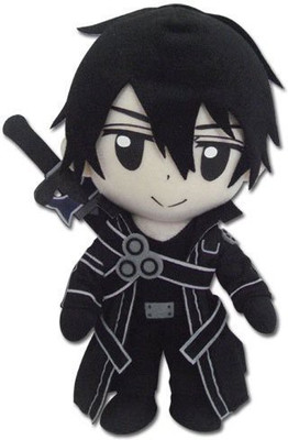 Great Eastern Sao Sword Art Online Kirito 9" Plush Doll(Black)