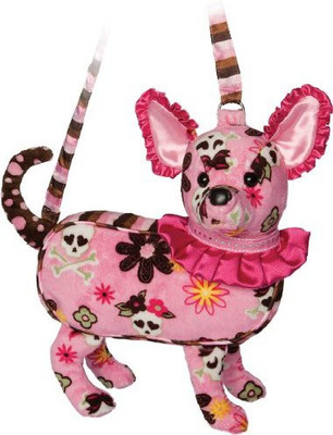 

Douglas Cuddle Toys Furry Couture Jj Chihuahua Purse 11"(Pink)