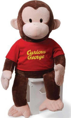 

Gund 36" Curious George In Red Shirt - 6 inch(Brown)
