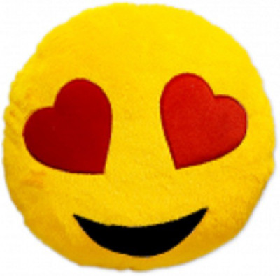

Yash Enterprises Smiley Cushion no.7 - 13 inch(Yellow)