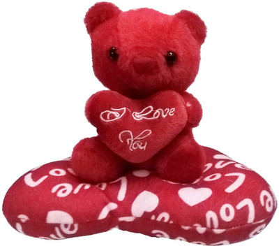

Atorakushon MUSICAL HEART SOFT TEDDY BEAR LOVE VALENTINE COUPLE BIRTHDAY GIFT - 20 cm(MULTI)