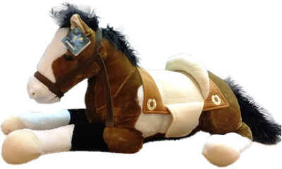 

Starwalk Horse with Saddle Plush Brown Color - 45 cm(Brown)