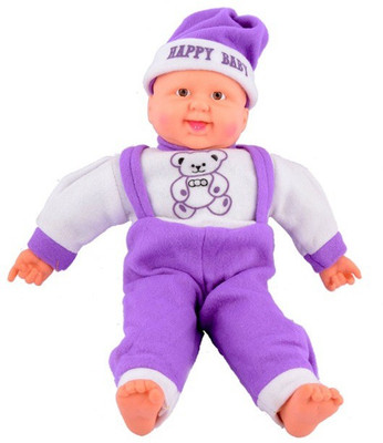 

Deals India Musical Happy Baby Boy Laughing - 16 inch(Purple)