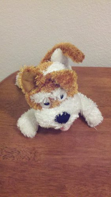 

Island Dogs Chuckle Buddies Motion Activated Rolling Laughing Dog Puppy - 22.05 inch(White)