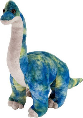 

Wild Republic Dinosauria Mini Brachiosaur 10" Plush(Blue)