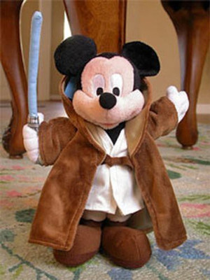 

5Star-TD Disney Star Wars Mickey Mouse Jedi 11" Plush - 20 inch(Multicolor238)