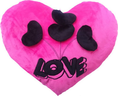 

Aparshi Stuffed heart soft plush cushion pillow toy gift for valentine - 35 cm(Pink)