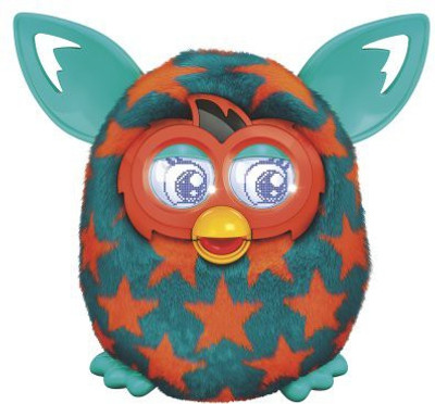 

Furby Boom Orange Stars Plush - 13 inch(Green)