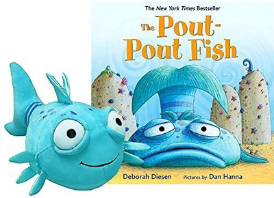 

Gift Sets For Kids The Poutpout Fish Book & Plush Gift Set(Blue)