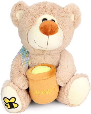 

Starwalk Bear with Honey Pot - 28 cm(Multicolor)