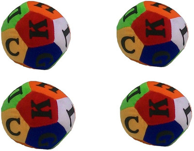 

Deals India Deals India Alphabet soft toy ball (set of 4) - 12 inch(Multicolor)
