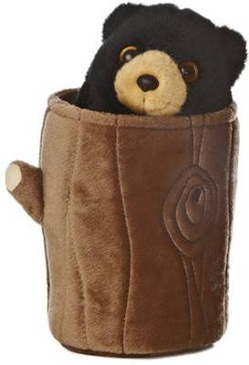 

Aurora World Pop Up Black Bear 11" Plush Puppet(Brown)