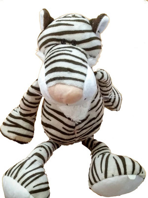 

Abra-Cadabra Plush Toy Zebra - 13(Black & White)