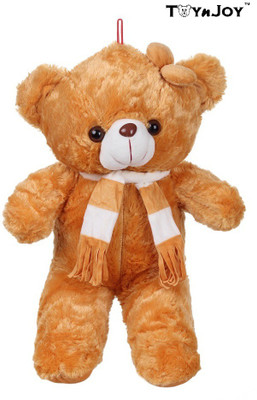 

ToynJoy 2 Feet Cute Soft Toy Cuddly & Dazzling Golden Brown Teddy Bear with Muffler - 24 inch(Golden Brown)