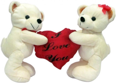 

DealBindaas Kitty Mitty Bear - 7.87402 inch(White)