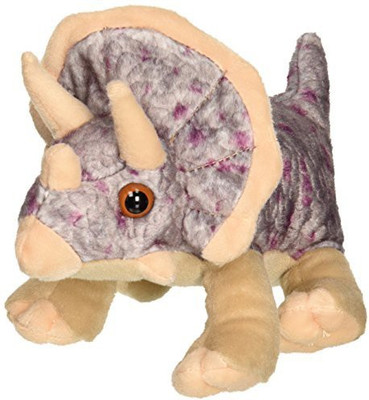 

Wild Republic Ckmini Triceratops 8" Animal Plush - 8.5 inch(Brown)