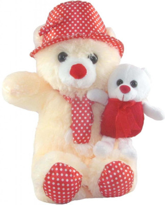 

Tickles Cute Cap Teddy with Kid50 - 36 cm(Beige)