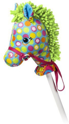 Mary Meyer Print Pizzazz Freckles Pony Stick Horse 33" Plush(Green)