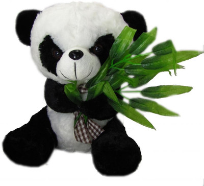 

Tickles Panda with leaves157 - 10 inch(Black, White)