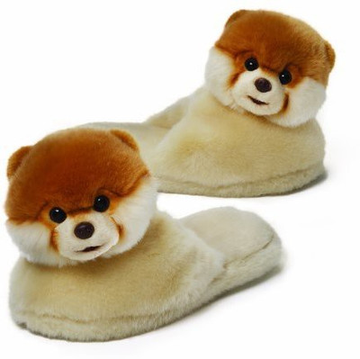 

Gund Boo Slippers For Youth Large And Adultone Size - 14 inch(Brown)