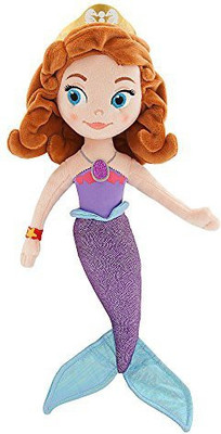 

Disney Sofia The First 15" Mermaid Plush Doll(Purple)