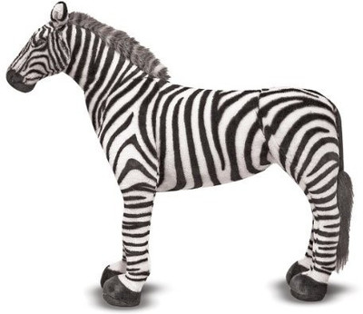 

Melissa & Doug Zebra Plush(Black)