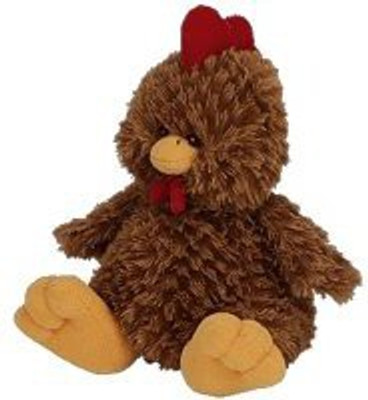 ty Beanie Babies Clucky Chicken (Bbom August 2006) - 2.5 inch(Brown)
