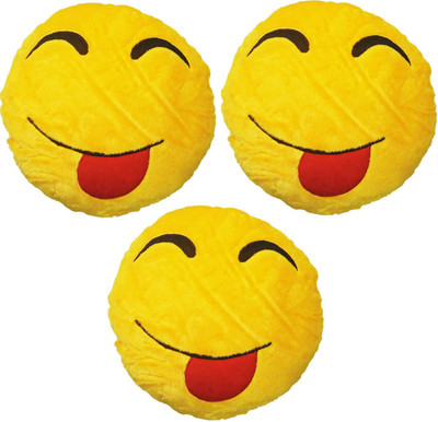 

Golddust VKI3xC Smiley Emoticon Decorative Cushion - 15 inch(Multicolor)