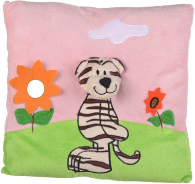

Twisha Garden Tiger With Face Pillow - 13 inch(Blue, Green)